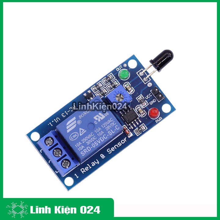 Module điều khiển relay bằng cảm biến hồng ngoại