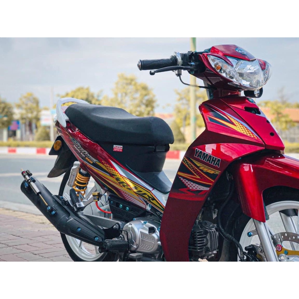 TEM XE SIRIUS ĐỎ BẠC