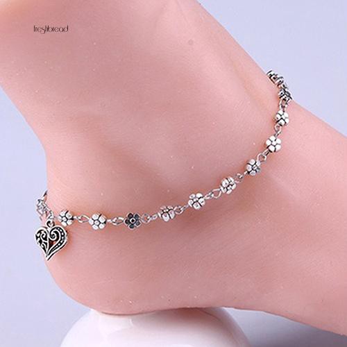 Lắc cổ chân nữ đính hoa xinh xắn | BigBuy360 - bigbuy360.vn