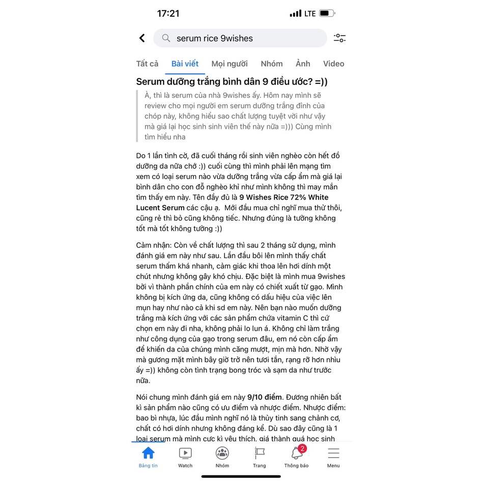 Tinh Chất Dưỡng Ẩm và Làm Sáng Da 9Wishes Rice - White Lucent Refining Serum 50ml