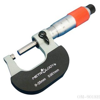 Panme cơ đo ngoài 0-25mm/0.001mm Metrology OM-9018H