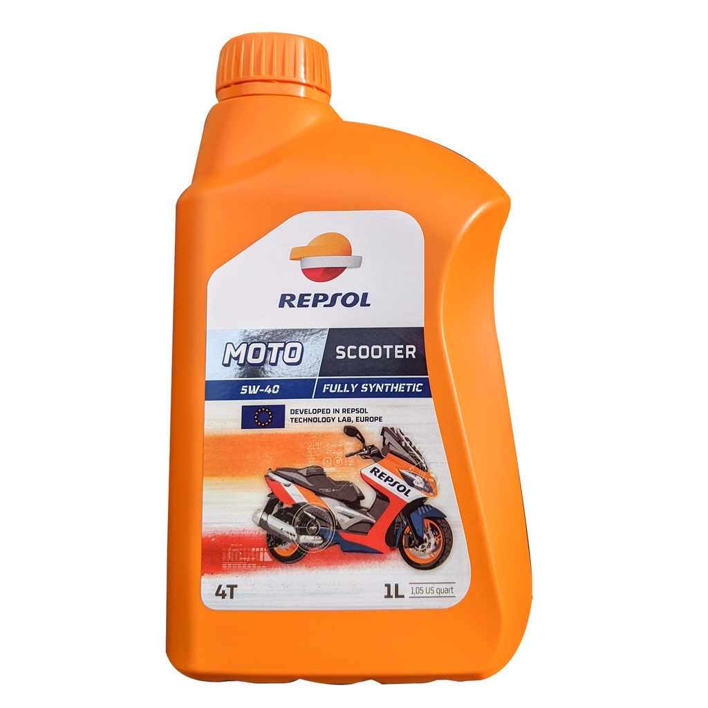 (1L) Dầu nhớt xe tay ga REPSOL MOTO SCOOTER 5W40 1000ML - Shopnhottot