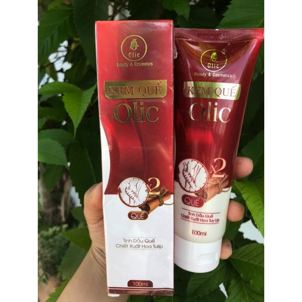 Kem tan mỡ olic quế 100 ml tan mỡ giảm mỡ bụng đùi bắp tay sau sinh hiệu quả thon gọn cơ thể KEM OLIC QUẾ chính hãng