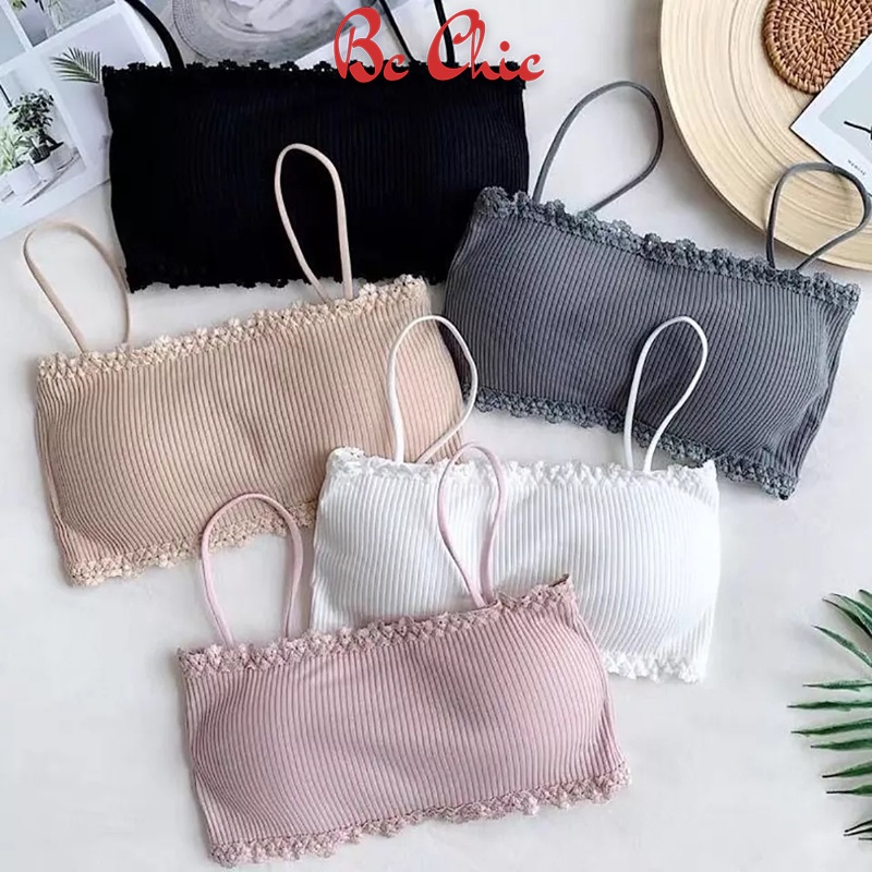 Áo bra quây gân 636 gân tăm chân ren,bra thể thao,bra gym BC_CHIC LINGERIE