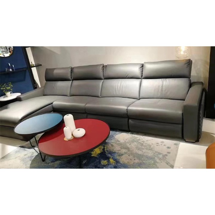 Ghế Sofa Góc Da Bò Nhập Khẩu HHP-GSF1036-35 Cao Cấp