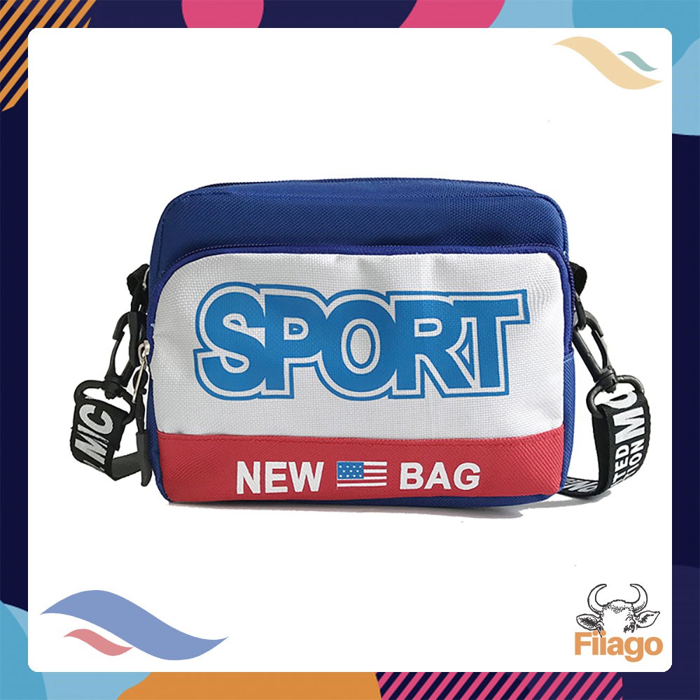 Túi Đeo Chéo Mini Sport New Bag Thời Trang Unisex Nhiều Màu