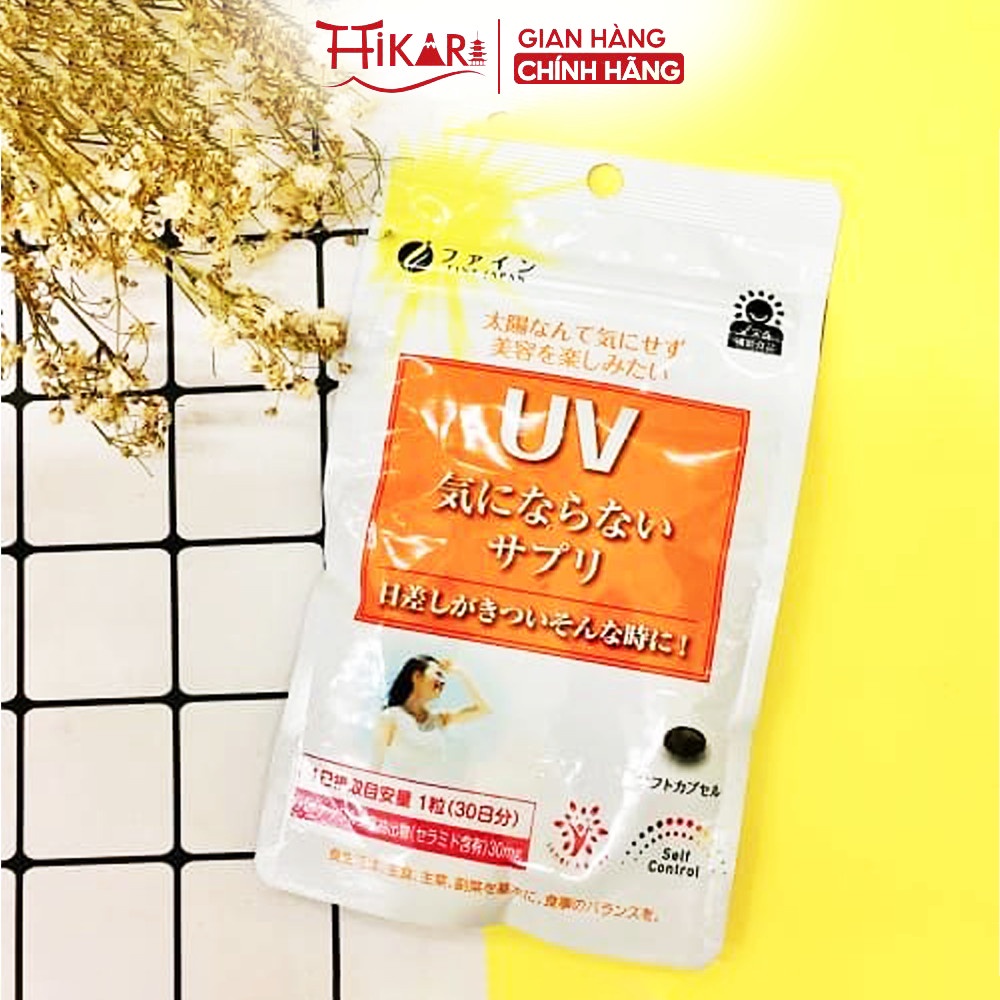 Viên uống chống nắng UV Fine Japan 30 viên/gói