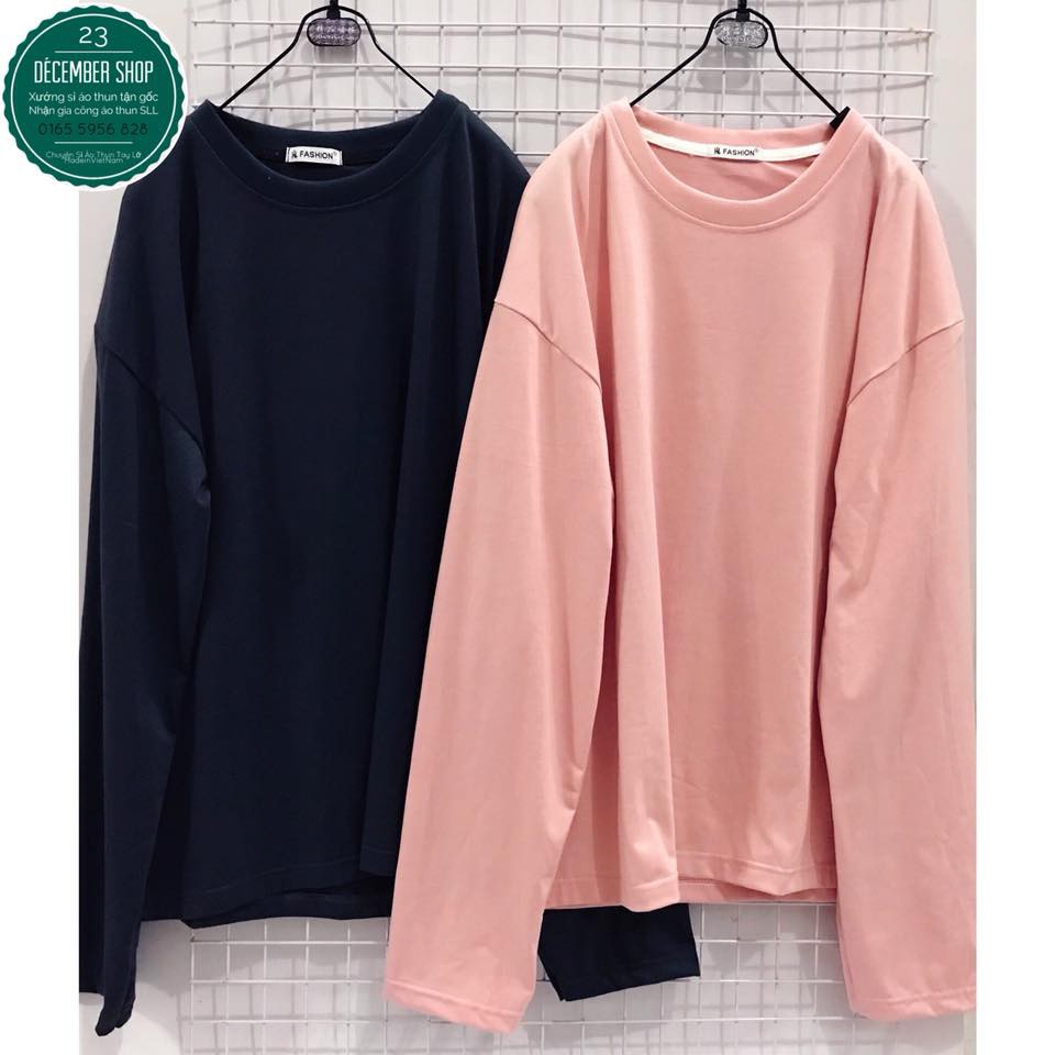 [Mã SKAMLTSM9 giảm 10% đơn 99K] Áo thun tay dài thu đông form rộng Trơn áo phông tay dài Trơn Basic Tee nhiều màu | BigBuy360 - bigbuy360.vn