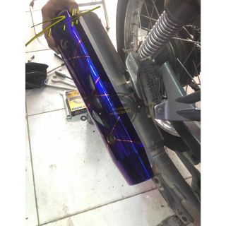 Ốp pô titan cao cấp cho JUPITER SIRIUS EXCITER YAMAHA