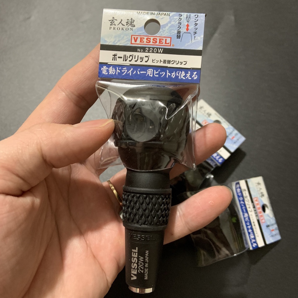 Chuôi Tô Vít Cán Tô Vít Vessel No.220W Báng Kẹp Đầu Vít Cao Cấp Made In Japan Hàng Chính Hãng | Mezoha