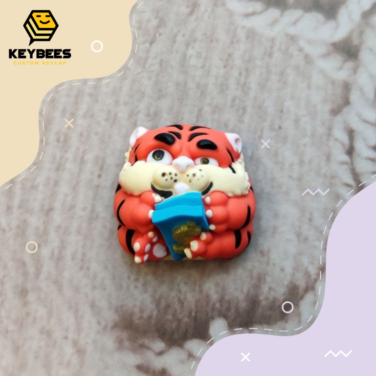 Artisan Keycap - Nút bàn phím cơ resin handmade Tiger Cub (Nhiều Mẫu)