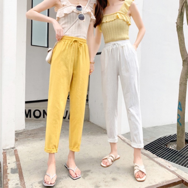 MS175 Quần baggy thô đũi cạp chun Quảng Châu