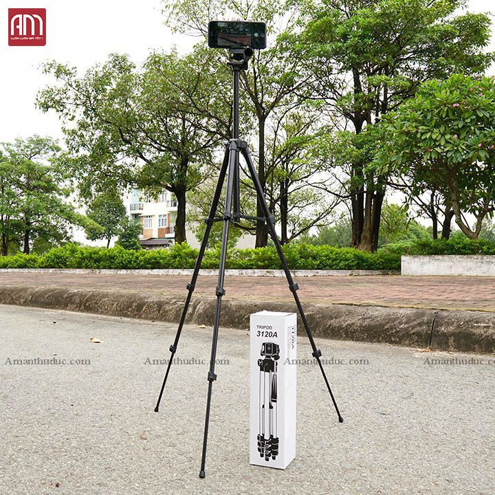 Gậy 3 chân chụp hình máy ảnh, điện thoại Tripod TF-3110, TF-3120, tripod support, Tripod chụp ảnh livetream, tiktok