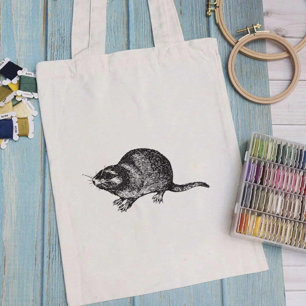 Túi vải túi Tote WILD ANIMALS - Mẫu 6 vải canvas dày đẹp cho nữ có khóa miệng đi học đi chơi. In hình theo yêu cầu