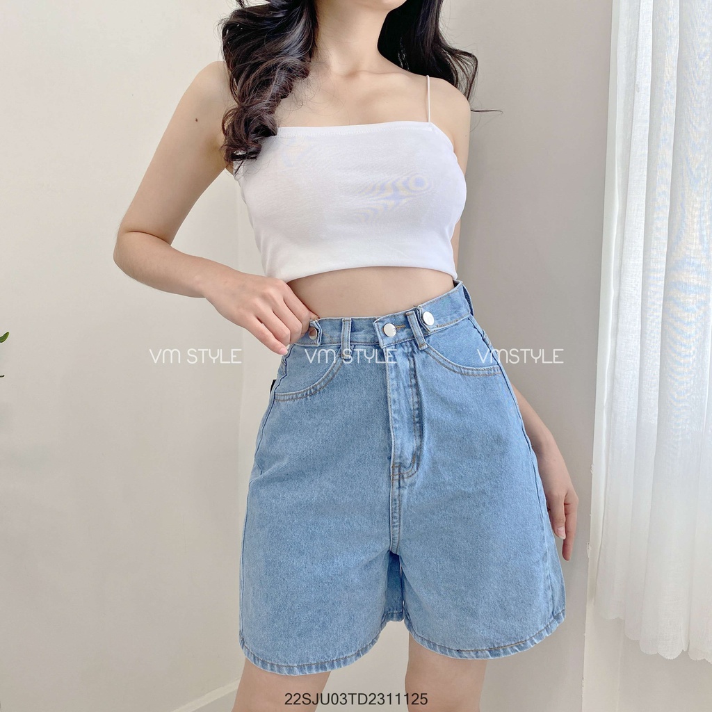 Quần ngố lưng shorts jeans cạp kiểu 064 lưng cao nữ ulzzang VM STYLE 22SJU03TD2311