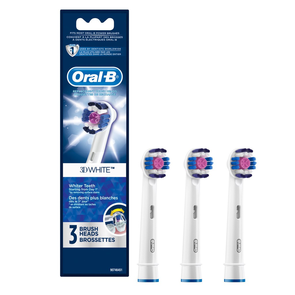 Đầu bàn chải điện Oral-B, đầu thay thế IO, PRECISION, SENSITIVE, CROSS ACTION, 3D WHITE cho bàn chải điện Oral-B