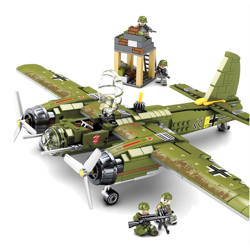 Bộ 559 Mô Hình Máy Bay Chiến Đấu Junker JU-88 Mới