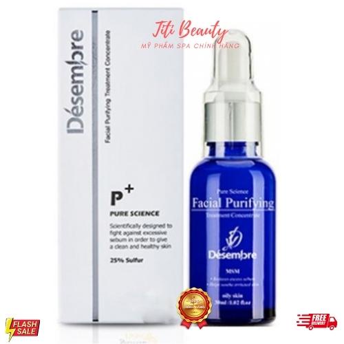 Tinh chất ngừa mụn 24h Desembre 100ml Ngừa mụn dưỡng ẩm thải độc cho da tái tạo phục hồi da làn sạch bã nhờn bụi bẩn