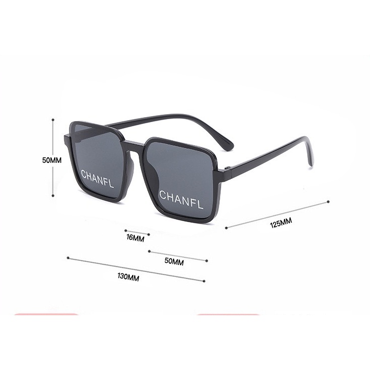 [Chống tia UV400] Kính hoạt hình Trẻ em Hàn Quốc Form Vuông sành điệu thương hiệu CHANFL cao cấp mã Y8833