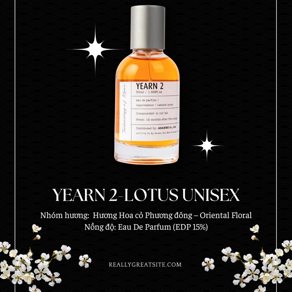 Nước hoa nam nữ Dầu thơm Unisex Chính Hãng Azanmi 50 Ml