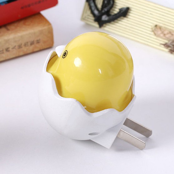 Đèn ngủ quả trứng gà nở tự động phát sáng, đèn ngủ cảm biến vịt -dc3768