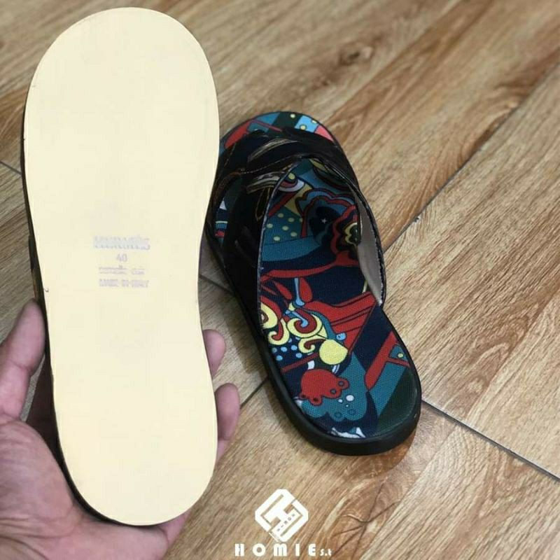 🔥HÀNG SIÊU CẤP🔥 Dép nam quai ngang chữ H đế gỗ siêu bền quai da pu cao cấp size 38-42