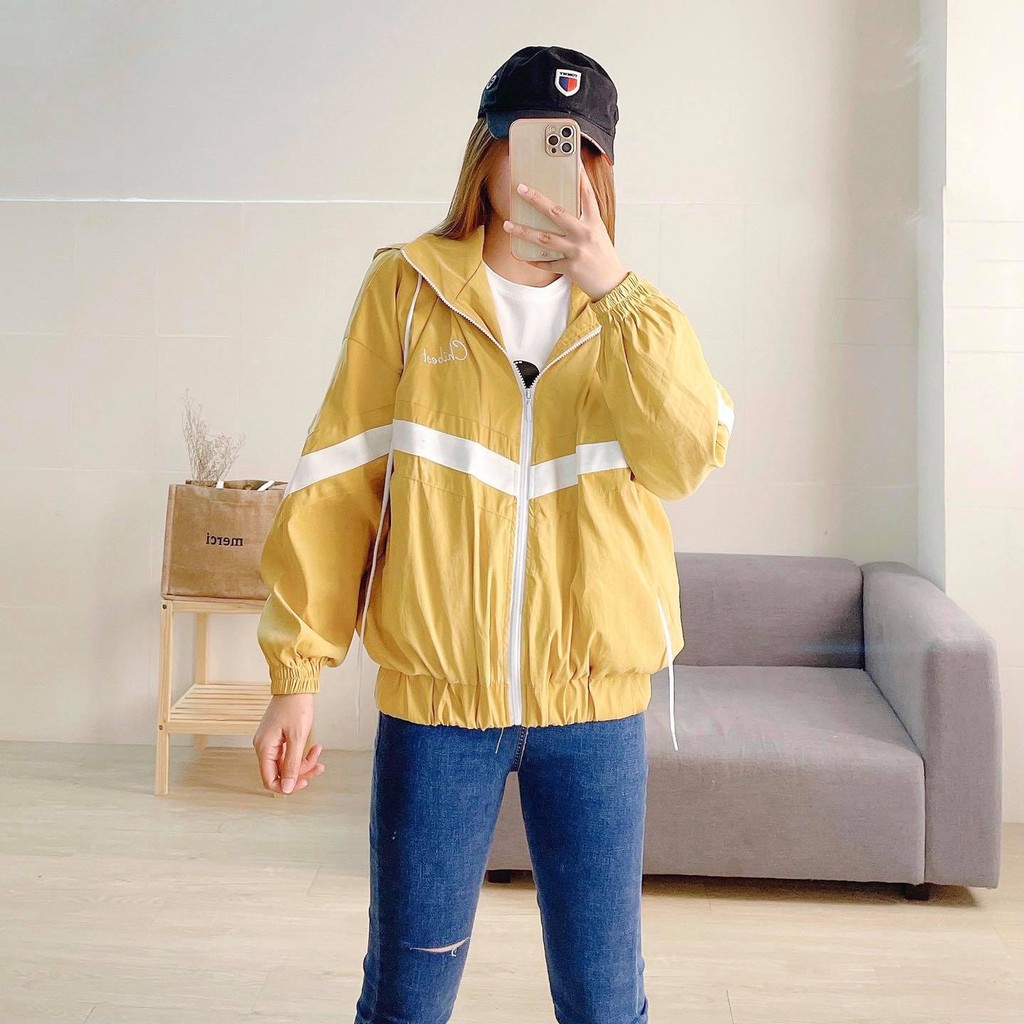 Áo khoác nhung cao cấp phối viền_CHIBEST_ATH064