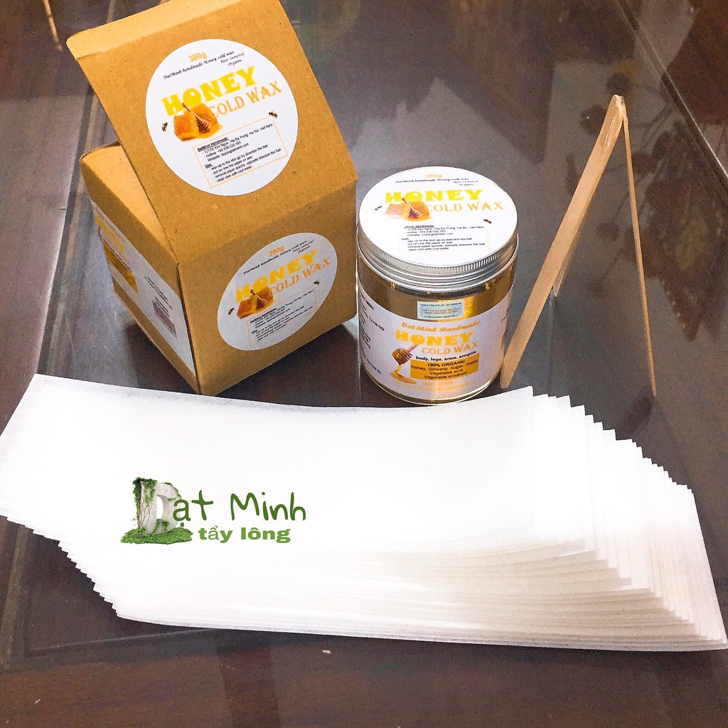 Sáp gel wax lạnh tẩy lông mật ong Đạt Minh Handmade  Honey Cold Wax 380G, wax tẩy lông tận gốc hàng chính hãng. | BigBuy360 - bigbuy360.vn