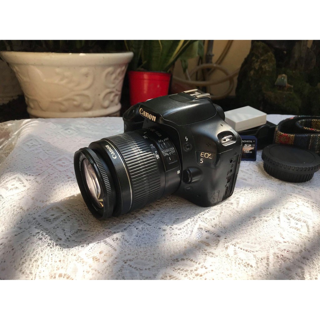 Máy ảnh Canon 500d kèm lens