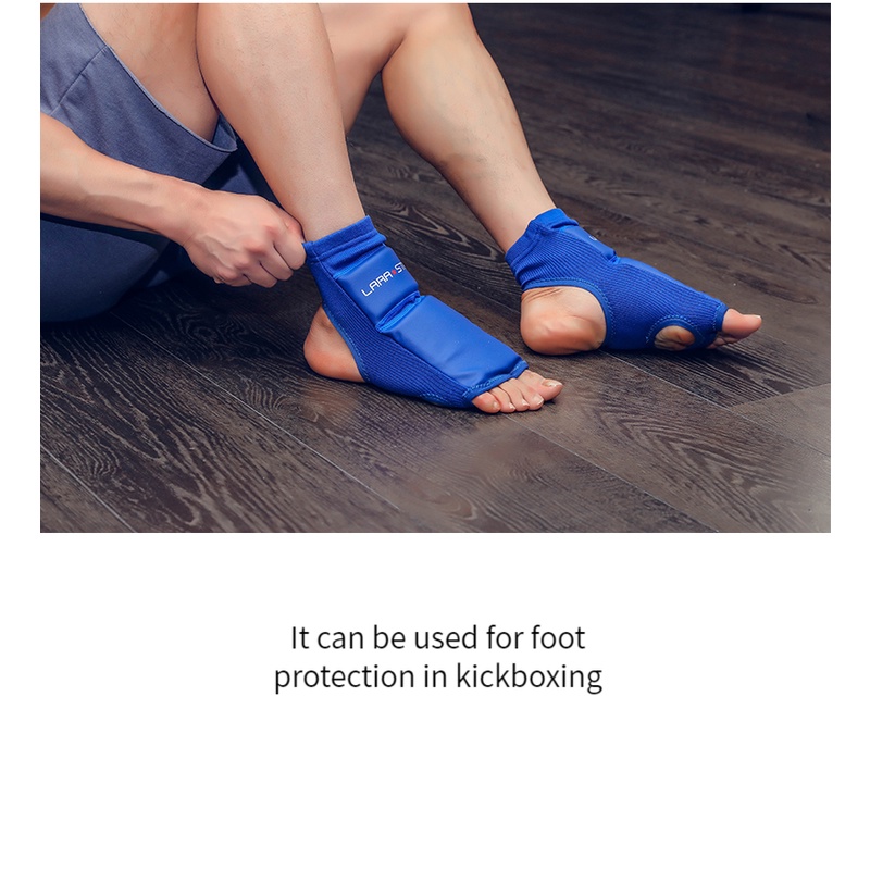 Sanding bảo vệ mu bàn chân người lớn đào tạo chân bao gồm mắt cá chân đấm bốc Muay Thái bảo vệ dày Taekwondo bảo vệ mu bàn chân