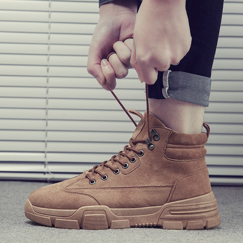 Giày cao cổ nam Mattin kiểu dáng Hàn Quốc bụi bặm đường phố mẫu mới 2020 | BigBuy360 - bigbuy360.vn