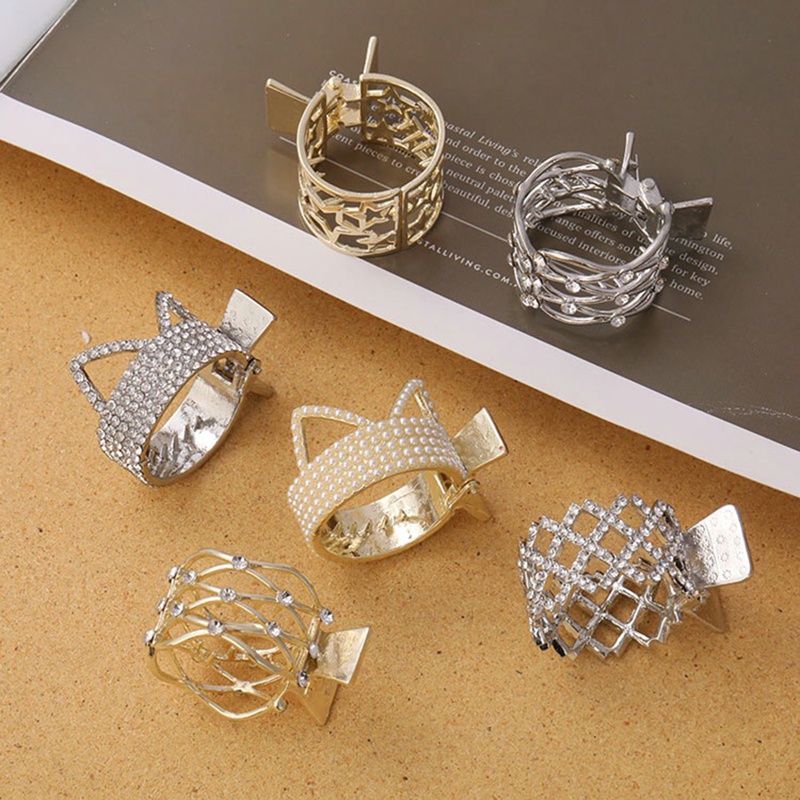 Kẹp Tóc Đuôi Ngựa Đính Đá Thời Trang Cho Nữ dreamdiary