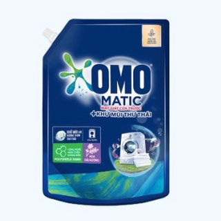 Nước giặt OMO matic cửa trước khử mùi thư thái hoa oải hương bịch 2.0 kg 1.9 lít