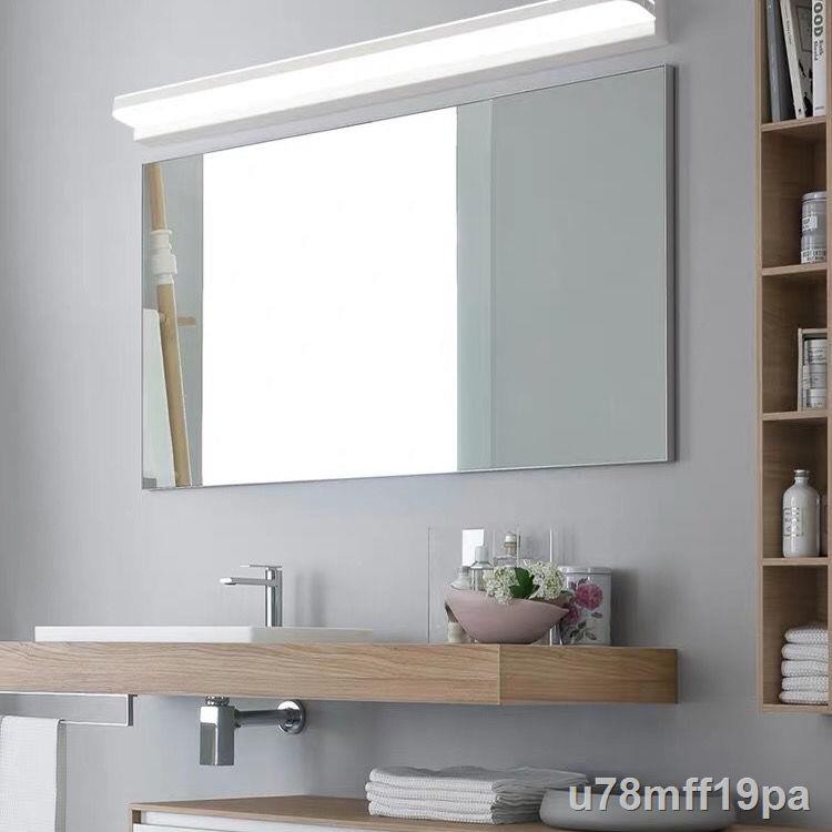 Đèn trang điểm phòng tắm LED đục lỗ miễn phí gương tường tủ tối giản hiện đại kiểu Bắc Âu