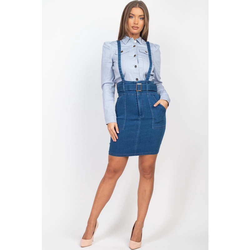 Chân váy jeans ôm xuất khẩu