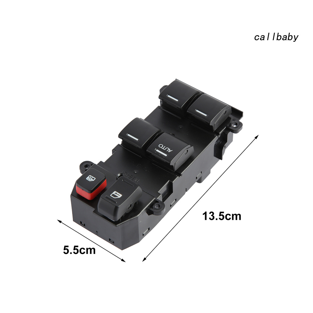 CL-Left Front Window Switch Stainless Exquisite ABS Electric Master Window Switch 35750-SWA-K01 for Honda CRV 2007-2011