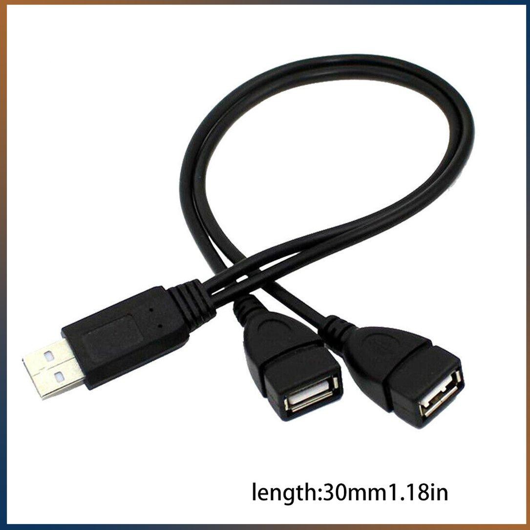 Dây Cáp Chia Cổng Usb 2.0 A 1 Đầu Đực Sang 2 Cổng Usb Cái (3.12)