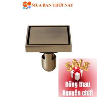 Hố ga thoát nước cao cấp bằng đồng - Phễu thu sàn Kanly GCP10 - Ngăn mùi, ngăn côn trùng