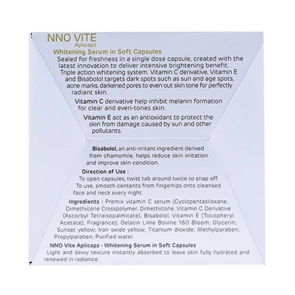 NNO VITE Serum dưỡng trắng da 30 viên nang