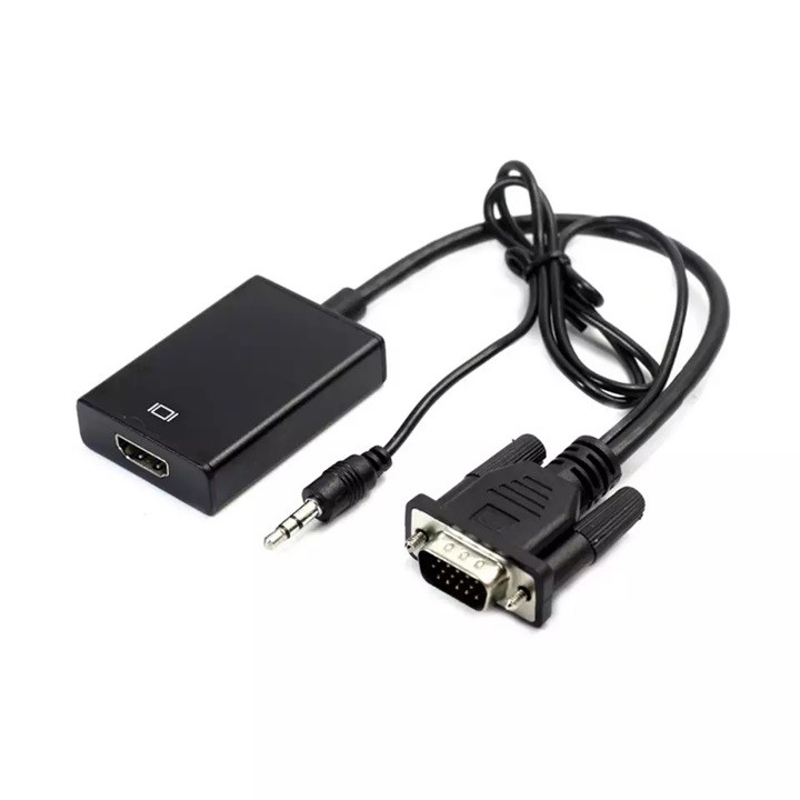 Cáp Chuyển Đổi Cổng VGA Sang HDMI Có Audio Hàng Chuẩn