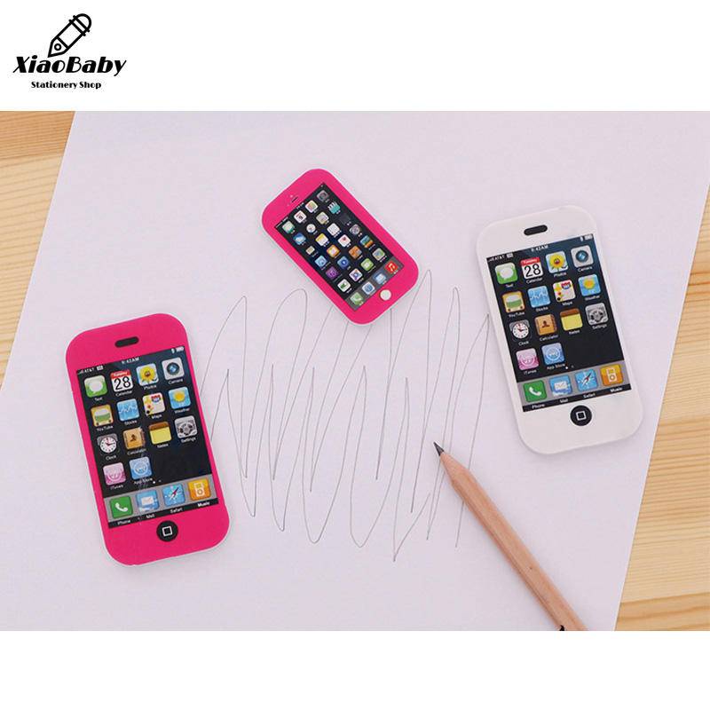 1 Cục Tẩy Bút Chì Hình Điện Thoại Dễ Thương