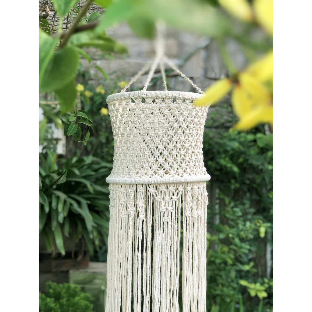 Đèn Macrame Vintage Treo Trần Trang Trí Quán Cafe, Homestay, Nội Thất Gia Đình Sỉ, Lẻ Giá Gốc Tại Xưởng Tại Hà Nội