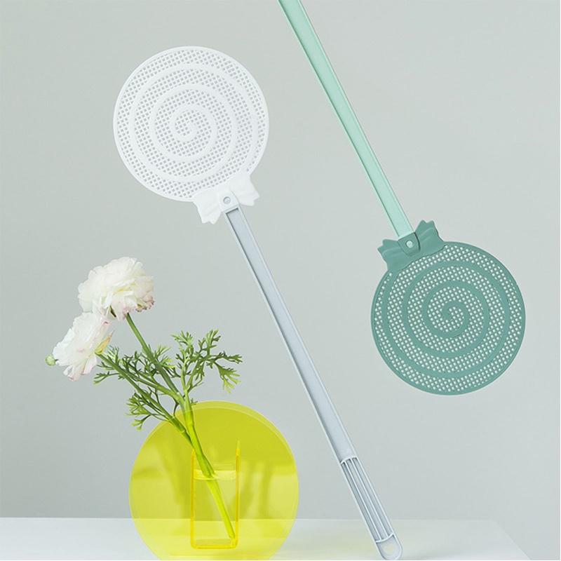 Vỉ Đập Ruồi Muỗi Hình Kẹo Mút Có Tay Cầm Dài Cho Nhà Ở/Văn Phòng/Ngoài Trời