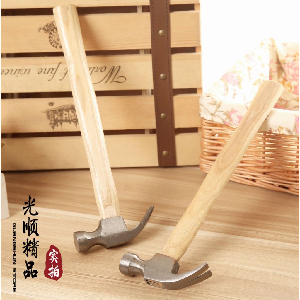 Búa đóng đinh cán gỗ cao cấp - Búa đinh chiều dài 29cm tiện dụng cho gia đình bạn