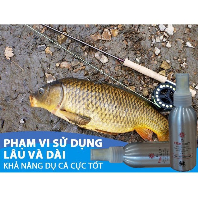 [SIÊU NHẠY] Bình xịt dẫn dụ cá Fish Bait, dung dịch thu hút các loại cá cá mè, cá chép, cá trôi cá trắm...