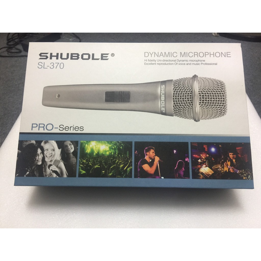 Micro Karaoke Có Dây Shubole SL - 370 - Hàng Nhập Khẩu Hát Hay Không Lo rú rít