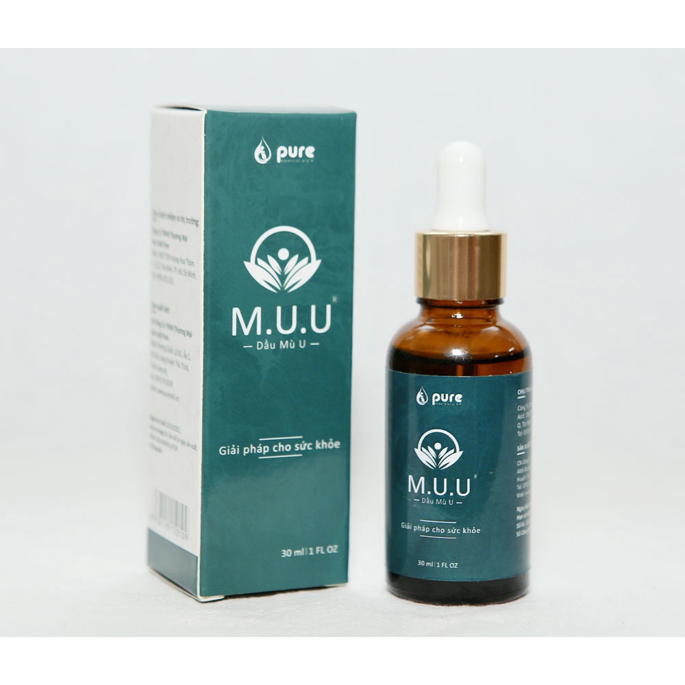 Dầu mù u M.U.U - 30 ml - Chăm sóc làn da, giảm bỏng, giảm ngứa, giảm hăm tã