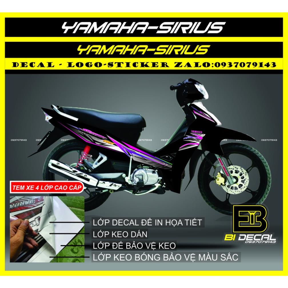 ( Quí khách vui lòng mang ra tiệm cho thợ dán ) Tem Sirius 009