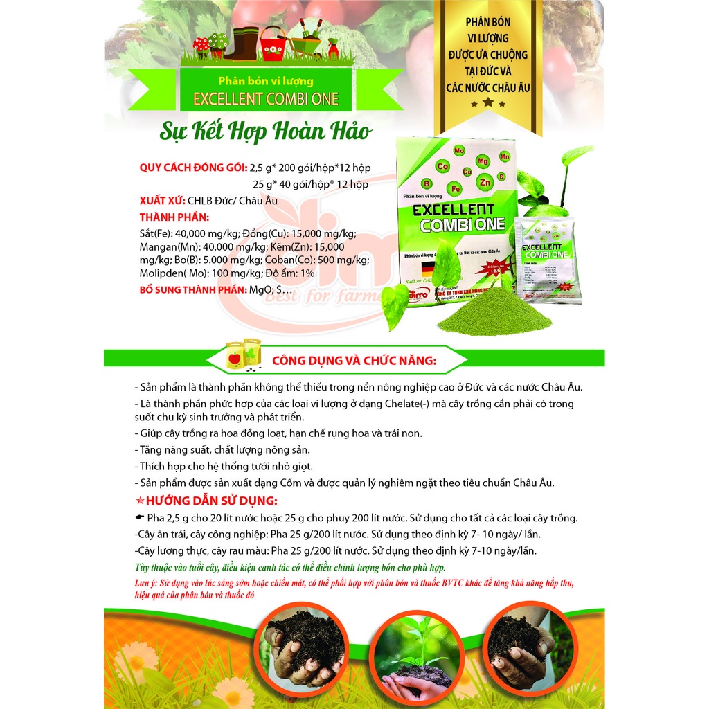 COMBO Trừ Nấm Bệnh – Xanh Cây. Rik Blue - Metalaxyl - Combi One