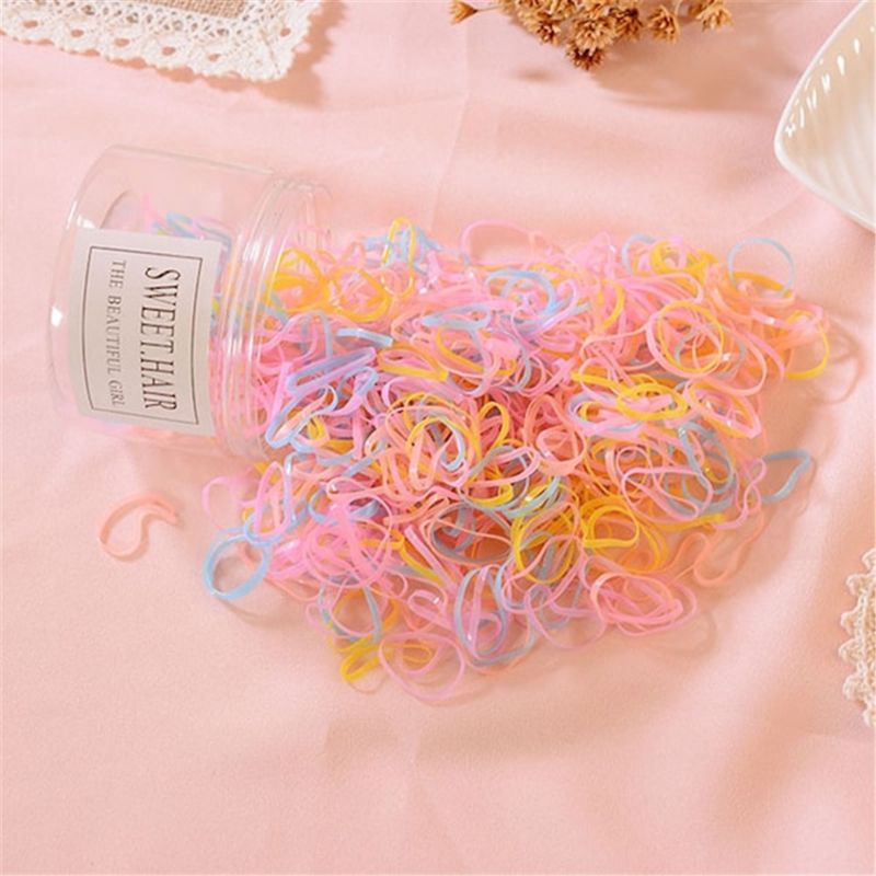 MVP257 Hộp  Chun Tóc Nhiều Màu Giao màu ngẫu nhiên